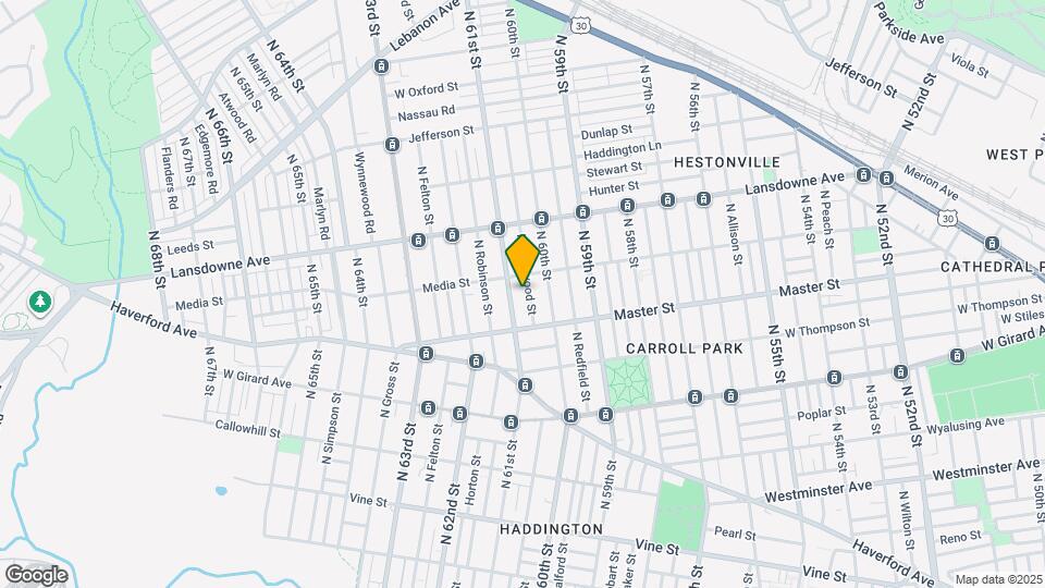 1446 N Edgewood St Map and Location Details