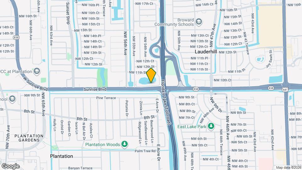 5335 NW 10th Ct Map and Location Details