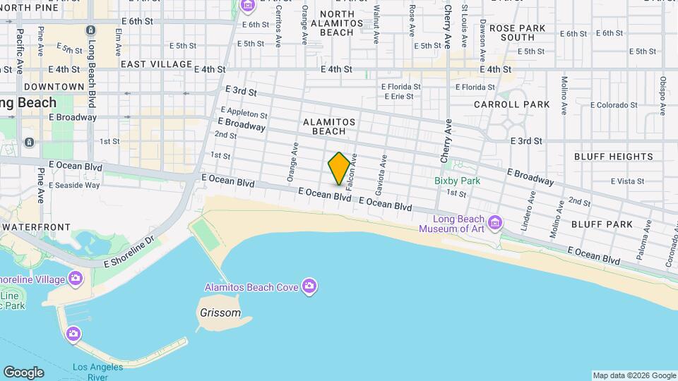 1415 E Ocean Blvd, Unit 205 Map and Location Details