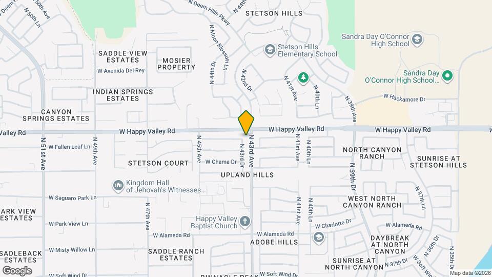 24835 N 43rd Dr, Unit SI ID1507029P Map and Location Details