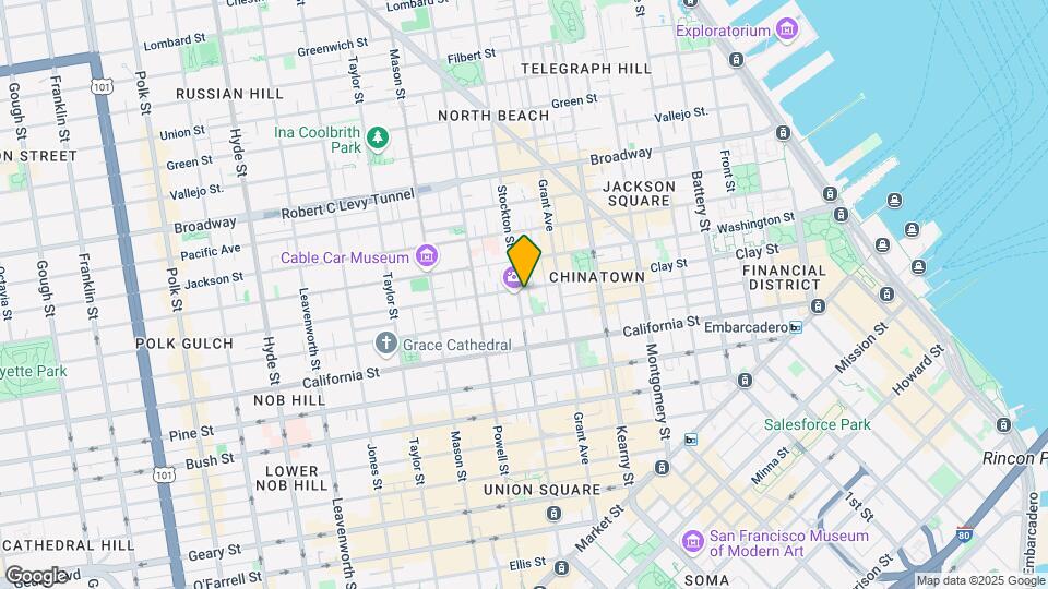 850 Stockton St Mapa y Detalles de la Ubicación