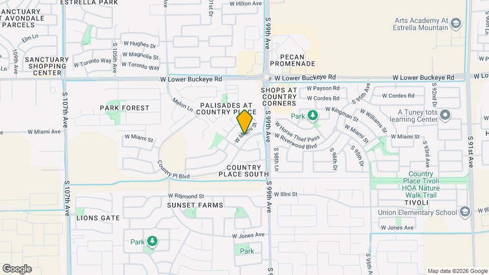 10025 W Miami St Map and Location Details