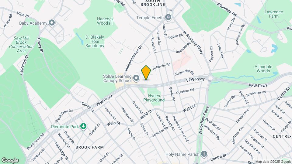 571 VFW Parkway Map and Location Details