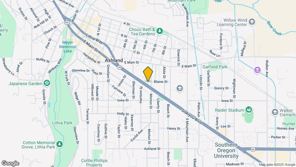 675 Siskiyou Blvd Map and Location Details
