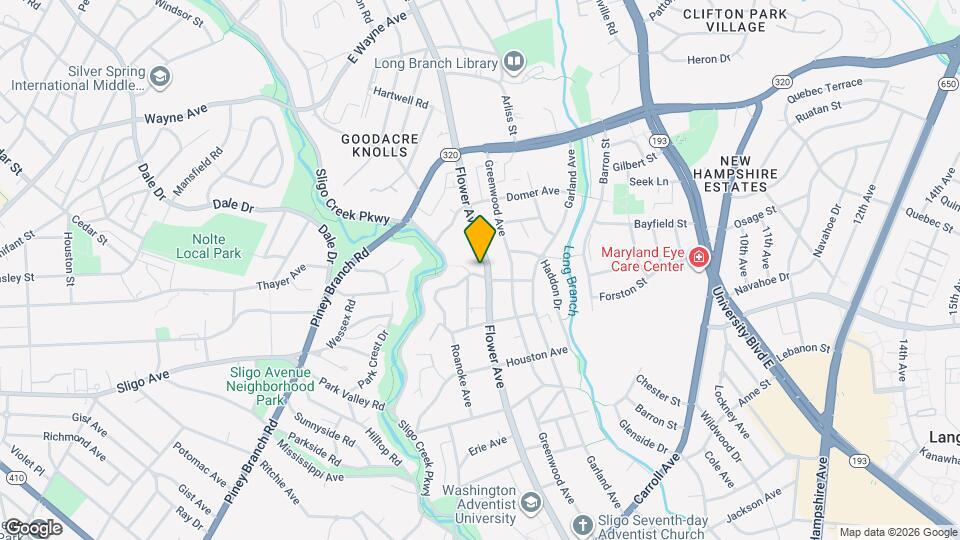 8402 Flower Ave Map and Location Details