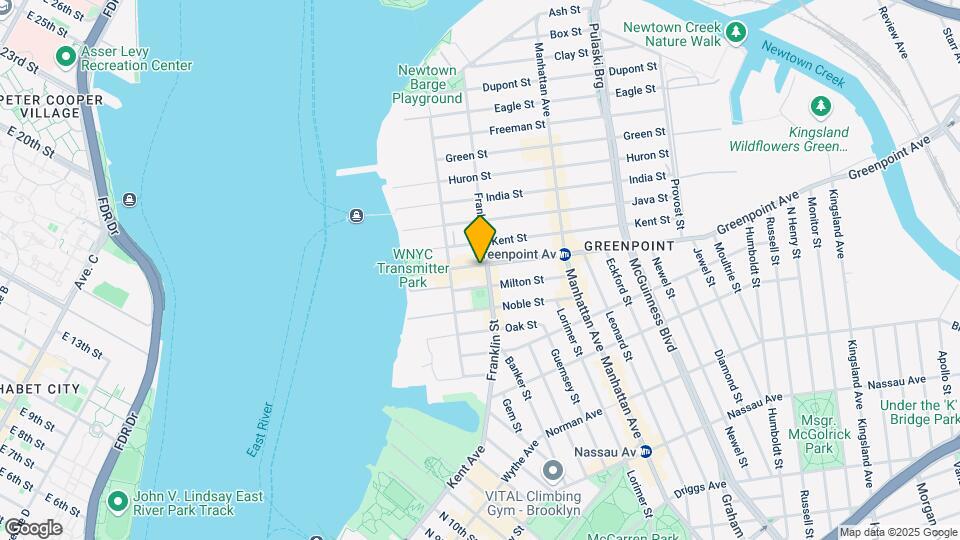 74 Greenpoint Ave Mapa y Detalles de la Ubicación