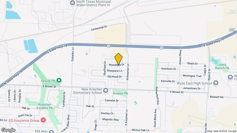 1306 Wyndham Dr Map and Location Details