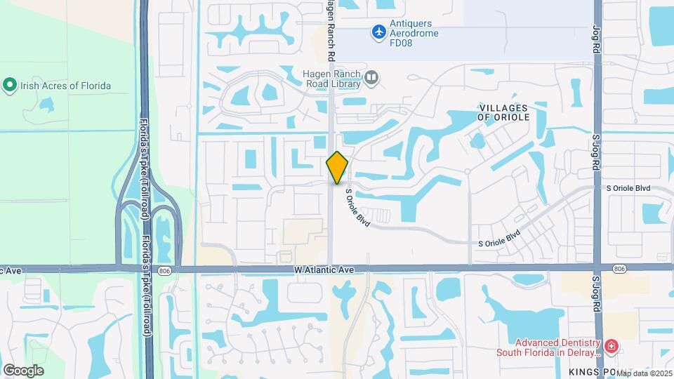 7543 S Oriole Blvd Map and Location Details