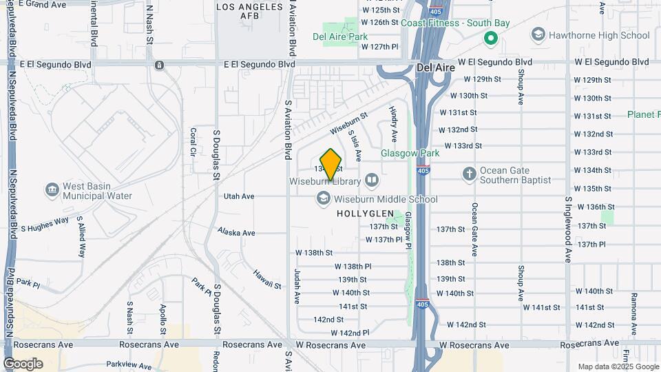 5444 134th Pl Map and Location Details