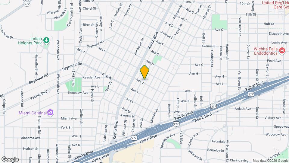 1913 Fillmore St Map and Location Details