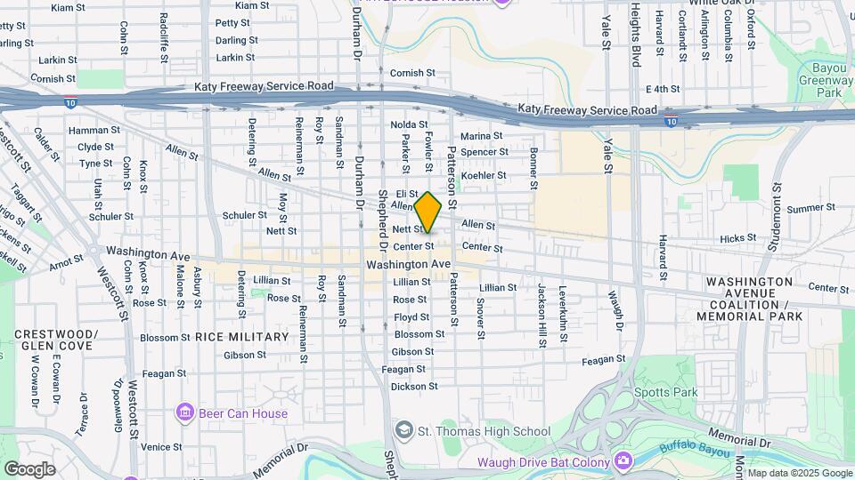 1105 Fowler St Map and Location Details