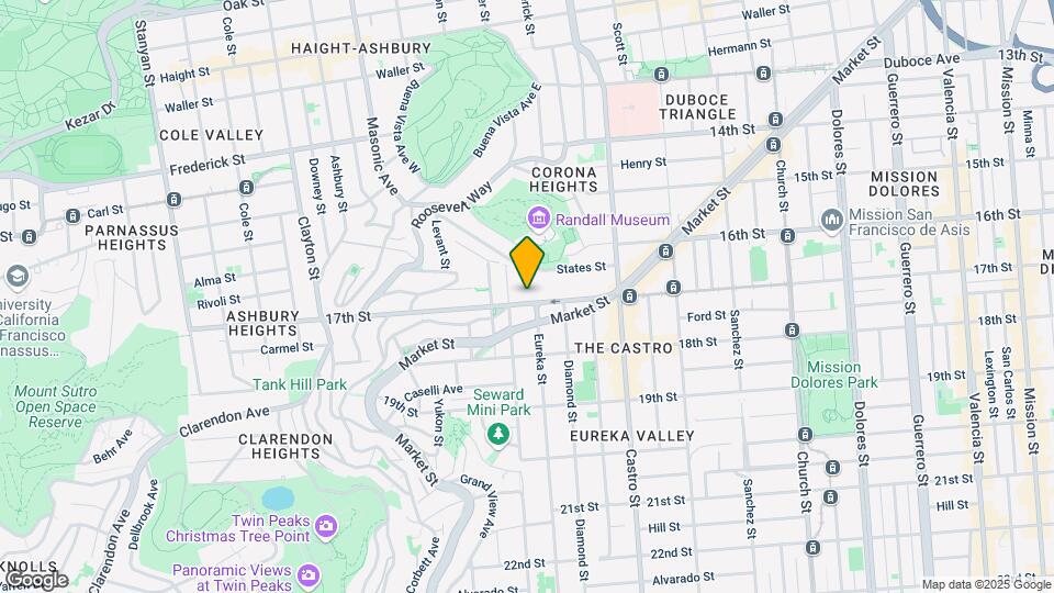 4164 17th St Map and Location Details