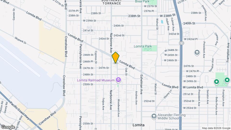 24673 Woodward Ave Map and Location Details