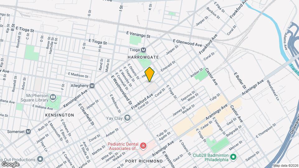 3422 Braddock St Map and Location Details