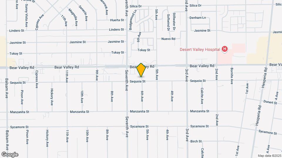 16194 Sequoia Ave Map and Location Details