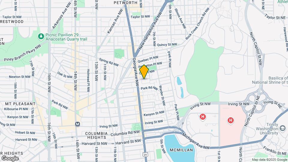636 Newton Pl NW Map and Location Details