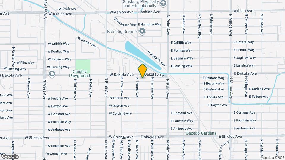 33 E Robinson Ave Map and Location Details
