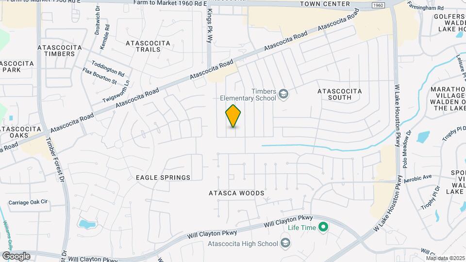 18611 Woodbreeze Dr Mapa y Detalles de la Ubicación