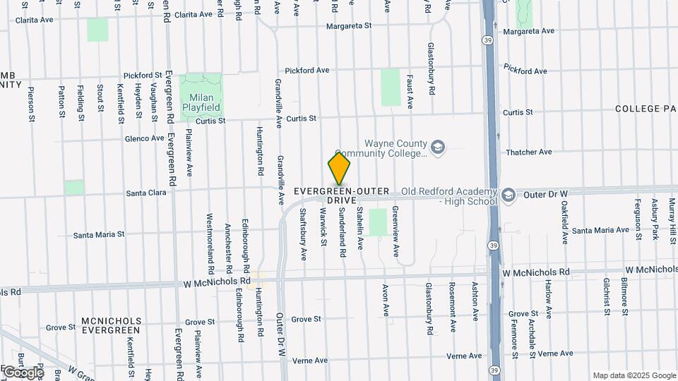 8550 Outer Dr W Map and Location Details