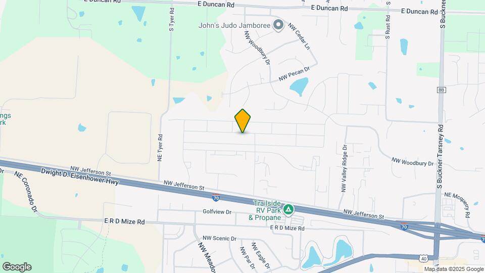 1309 NW High View Dr Map and Location Details