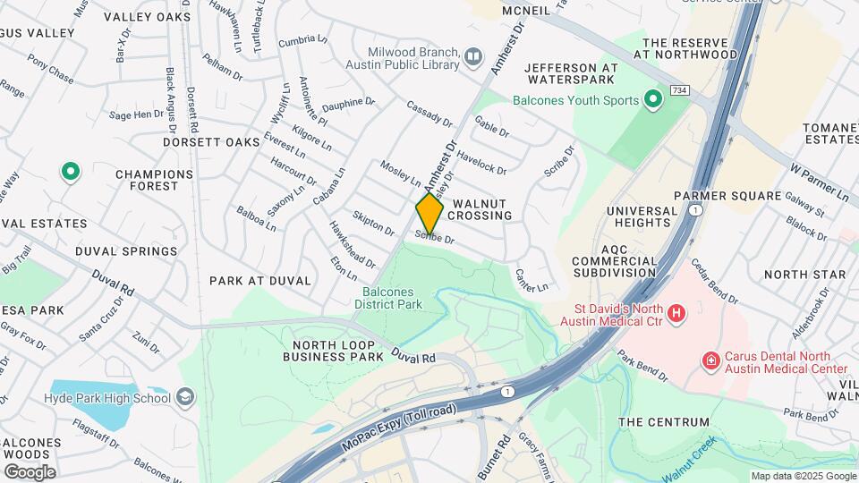 12011 Scribe Dr Map and Location Details