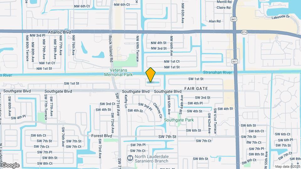 6705 S Parkway Dr Map and Location Details