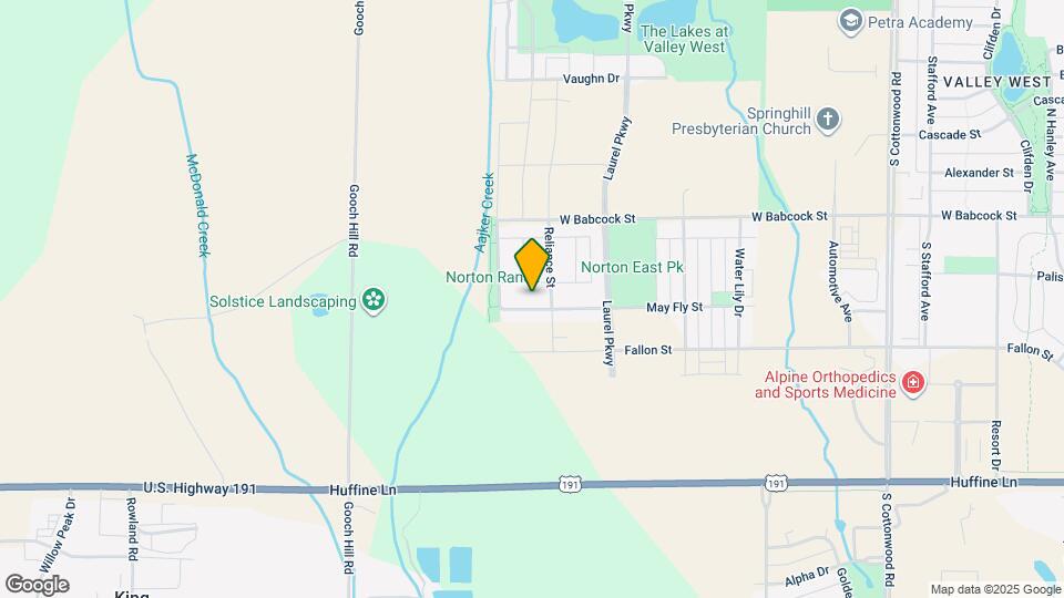 5525 May Fly St Map and Location Details