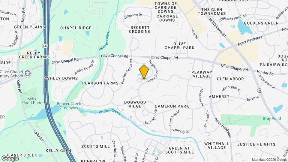 2010 Silky Dogwood Trail Map and Location Details