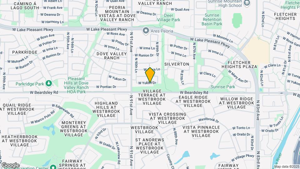 9017 W Yukon Dr Map and Location Details