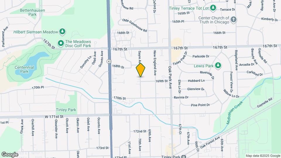 16855 Sayre Ave Map and Location Details