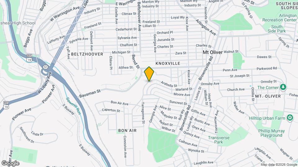 420 Arabella St Mapa y Detalles de la Ubicación