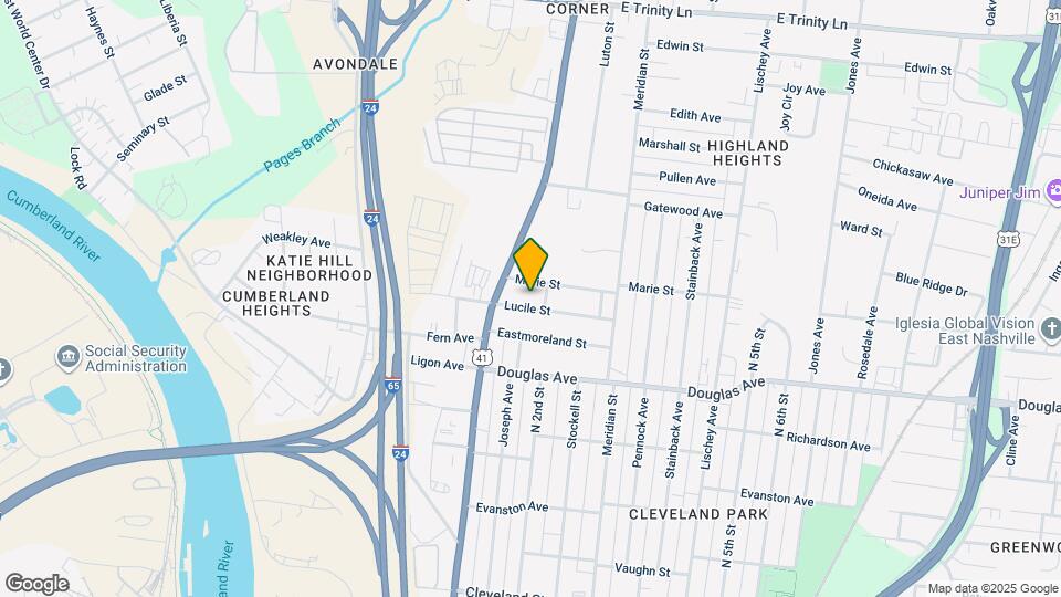 103 Lucile St Map and Location Details