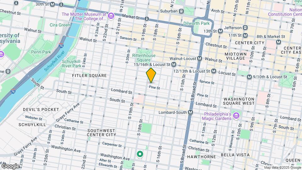 1731 Pine St Map and Location Details