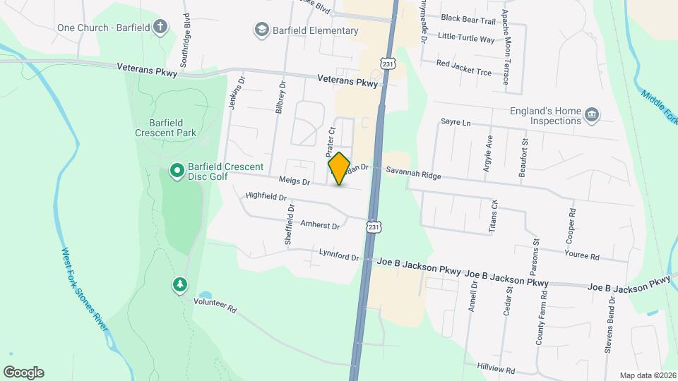 141 Meigs Dr Map and Location Details