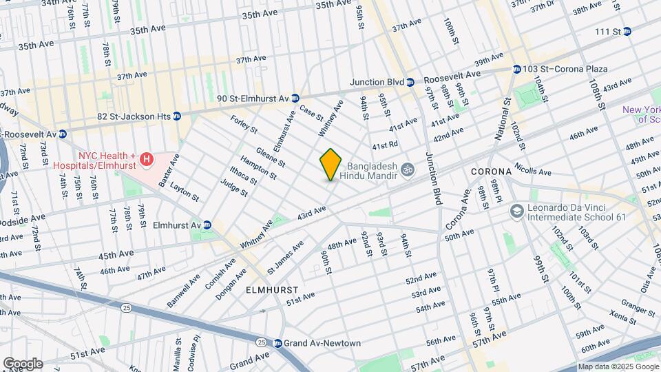 91-31 Lamont Ave Mapa y Detalles de la Ubicación