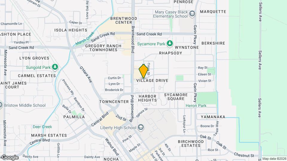 Brentwood Apartments Map and Location Details