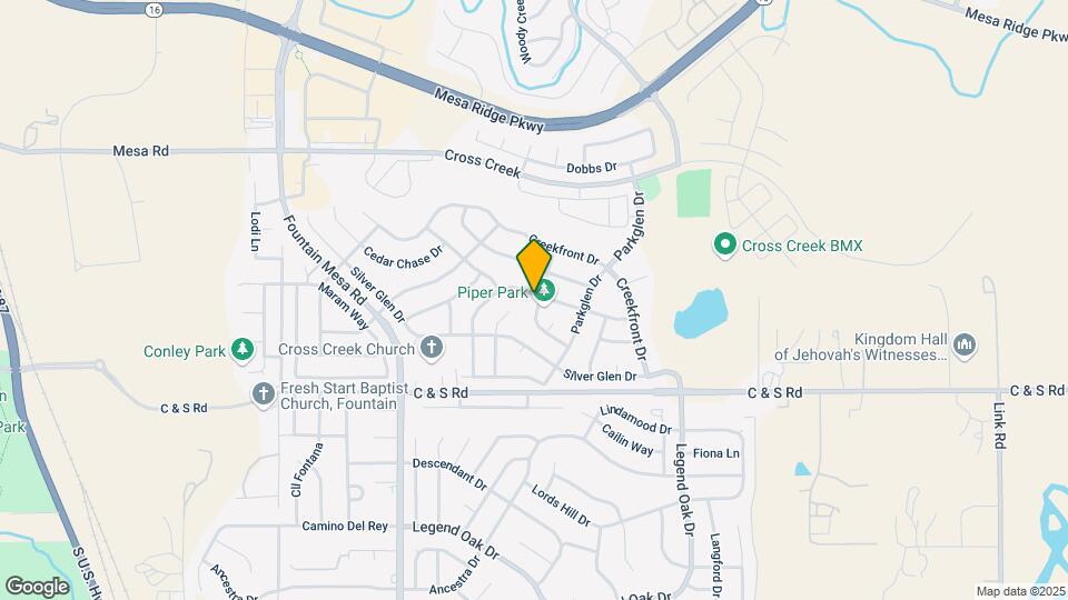 8308 Brook Valley Dr Map and Location Details