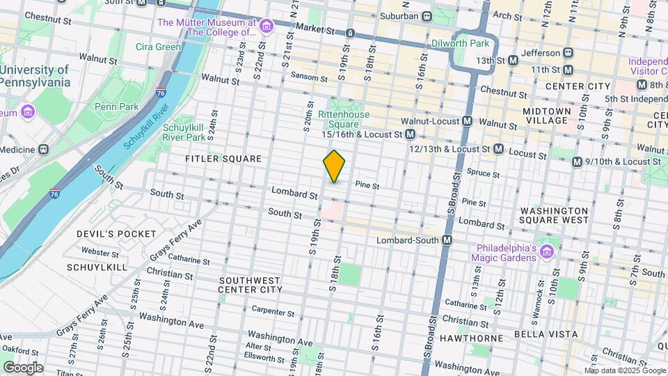 1823 Waverly St Map and Location Details