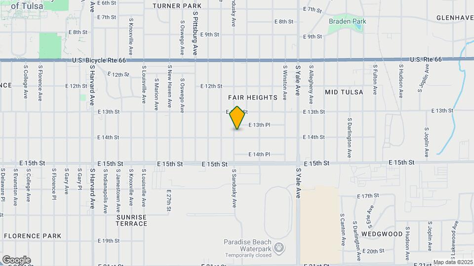 1341 S Sandusky Ave Mapa y Detalles de la Ubicación