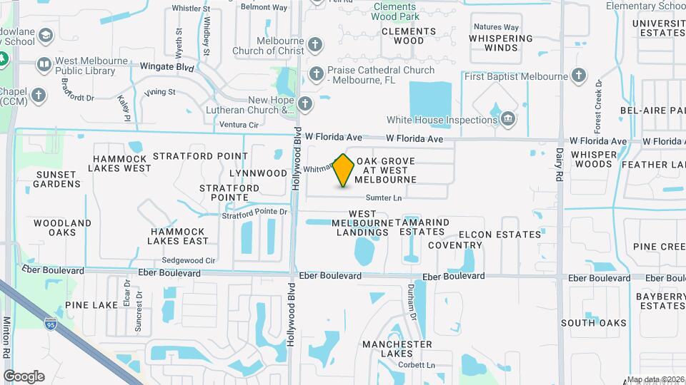 1664 Sumter Ln Mapa y Detalles de la Ubicación