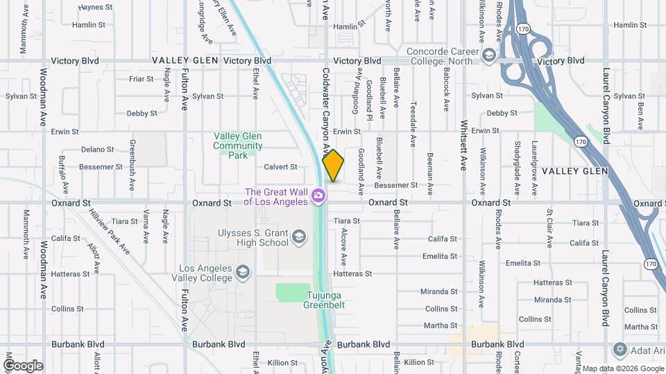6024 Coldwater Canyon Ave Map and Location Details