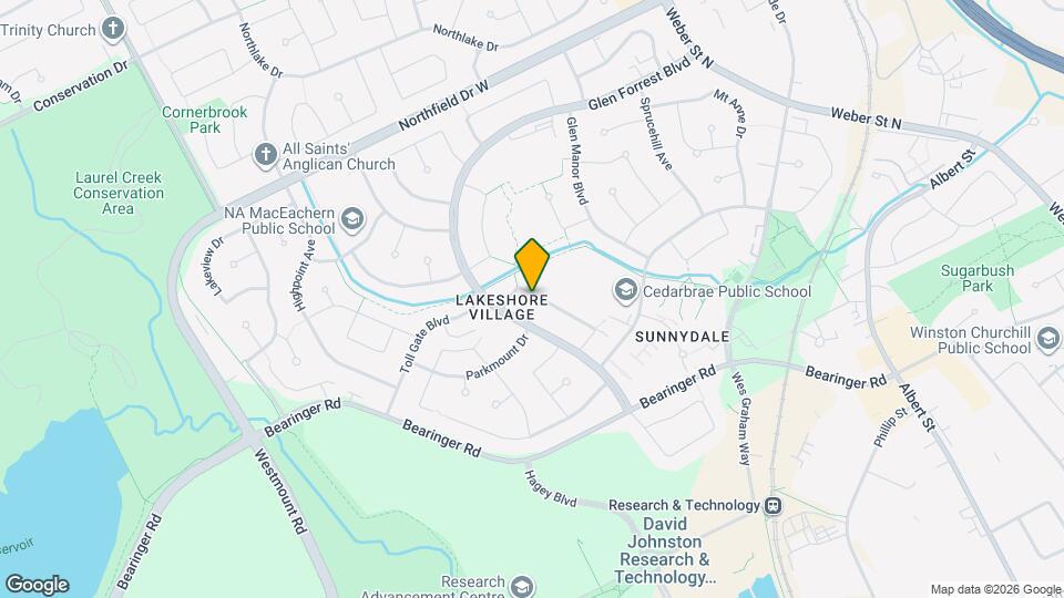 555 Brookhaven Crescent Map and Location Details