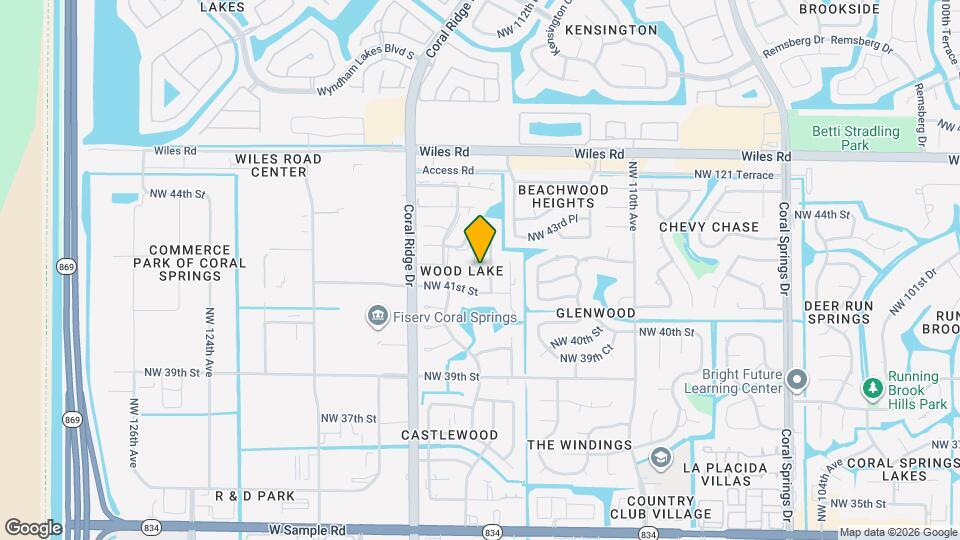 11457 NW 42nd St Map and Location Details