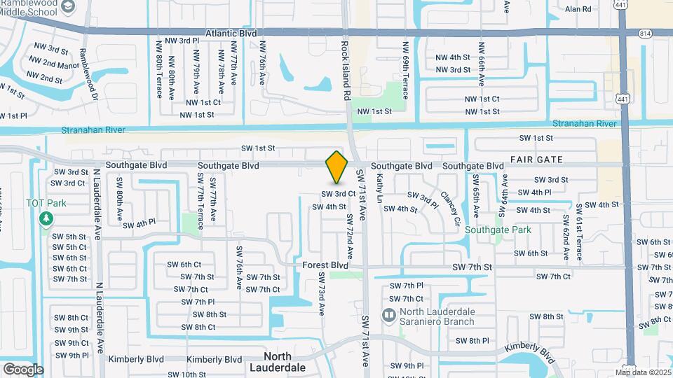 7209 SW 3rd Ct Mapa y Detalles de la Ubicación