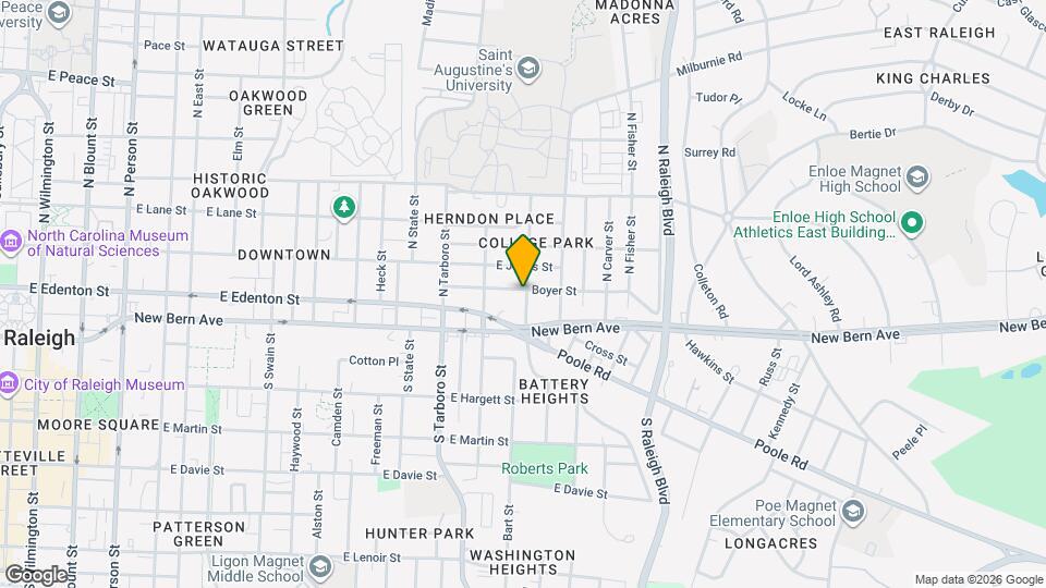 1218 Boyer St Map and Location Details