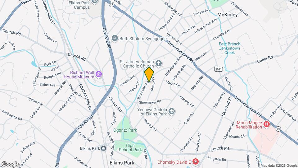 8235 Brookside Rd Map and Location Details