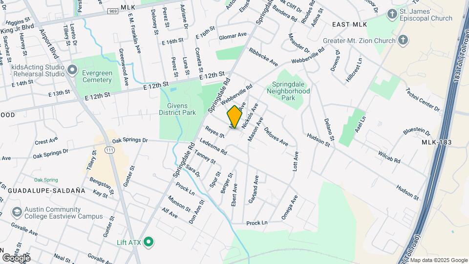 4805 Santa Anna St Map and Location Details