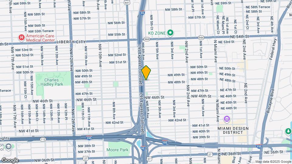 586 NW 48th St Map and Location Details