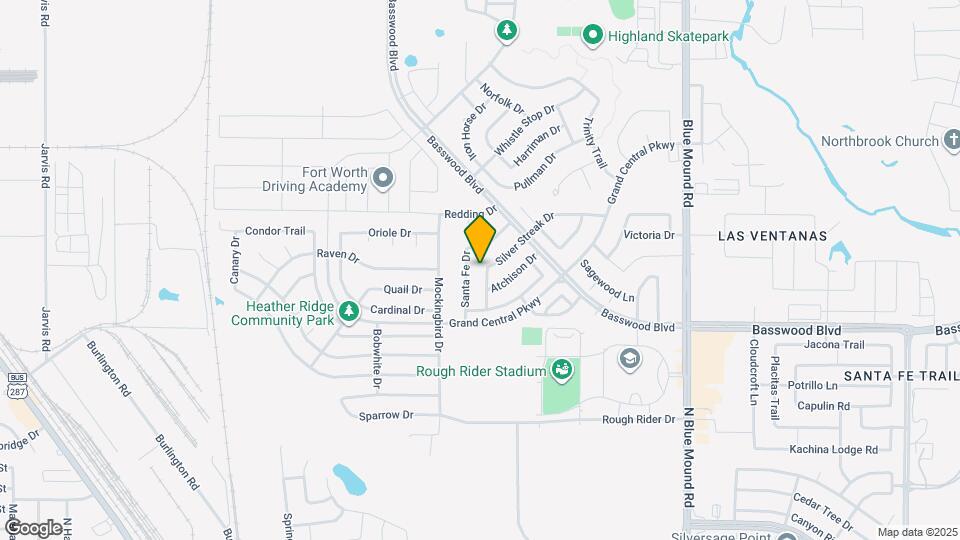 916 Silver Streak Dr Map and Location Details