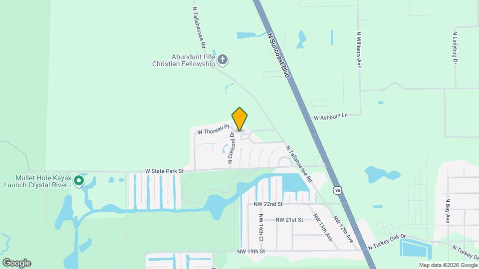 10987 W Tidewater Cir Map and Location Details